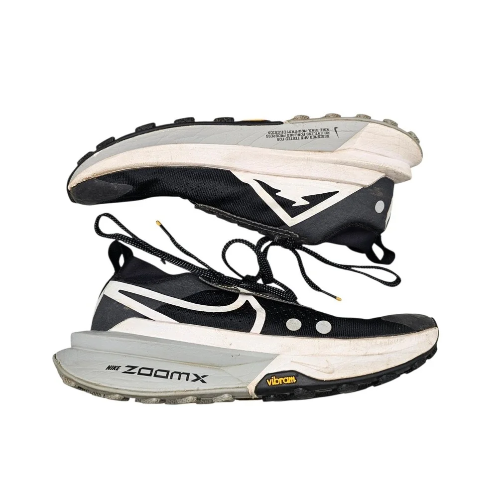 Nike Men's Size 9 US ZoomX Zegama Trail 2 Black Hiking Running Shoes FD5190-001